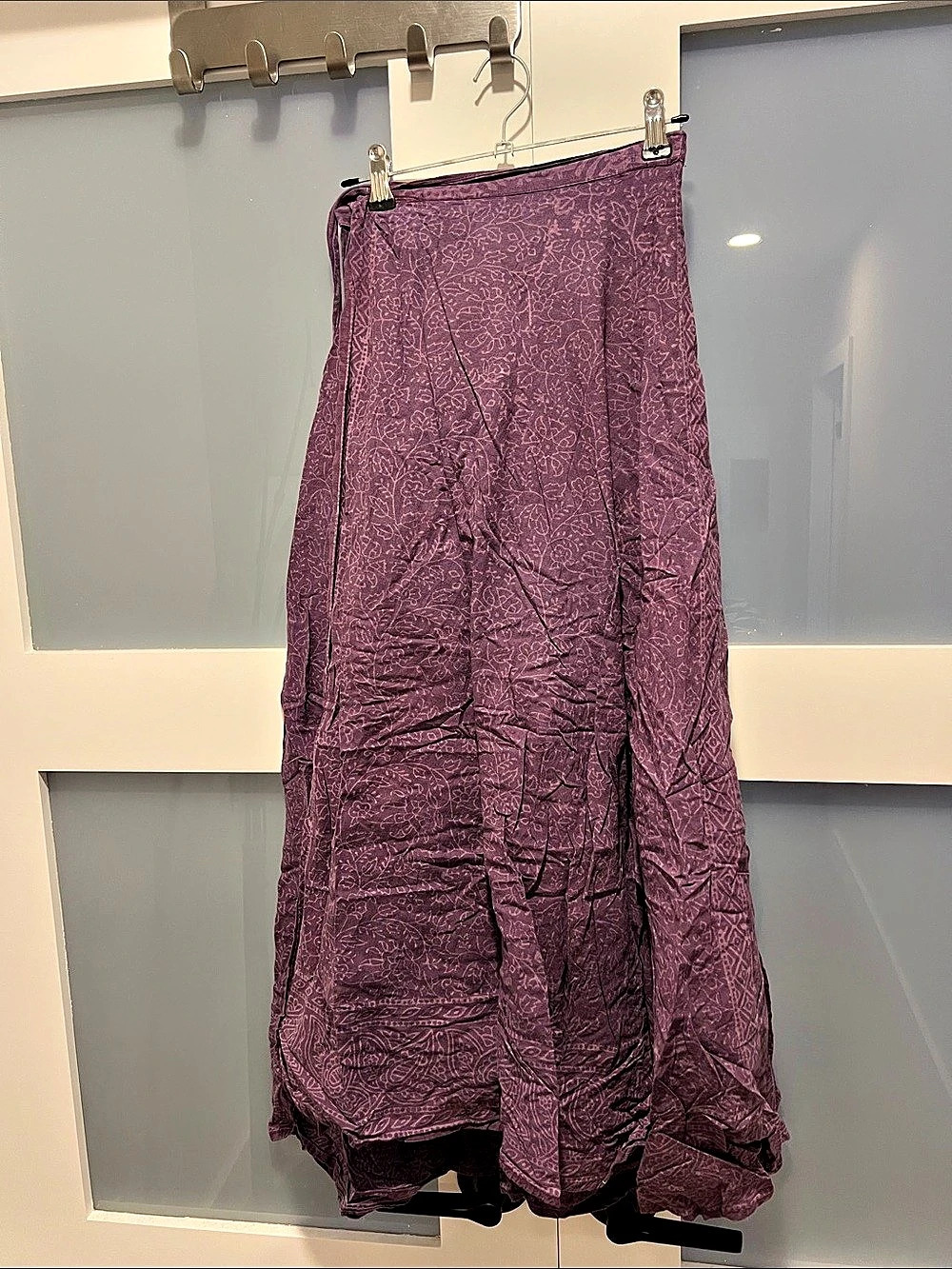 Boutique Mahalakshmi Montreal Maxi Skirt in Purple Like New